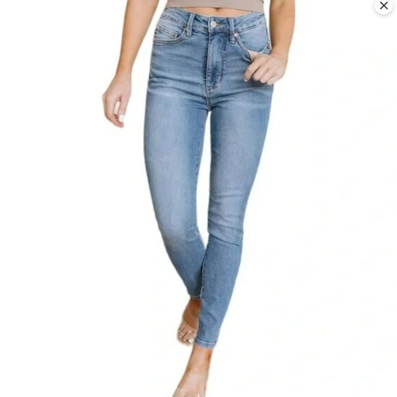 Judy Blue Skinny High Rise Ankle Stretch Jeans - Picture 1 of 14